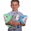 Adorable Shark Plush Toys available in 3 vibrant