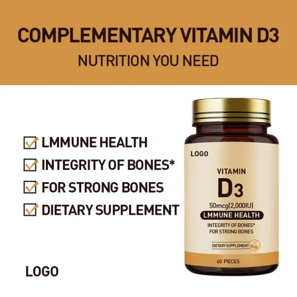 OEM Customizable Dietary Supplement Private Label Vitamin Mineral Supplement for Energy Enhancement - Image 3